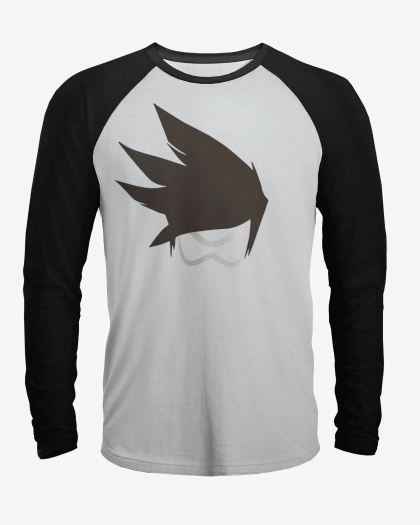 Polera Raglan Blanco / Negro de Tracer