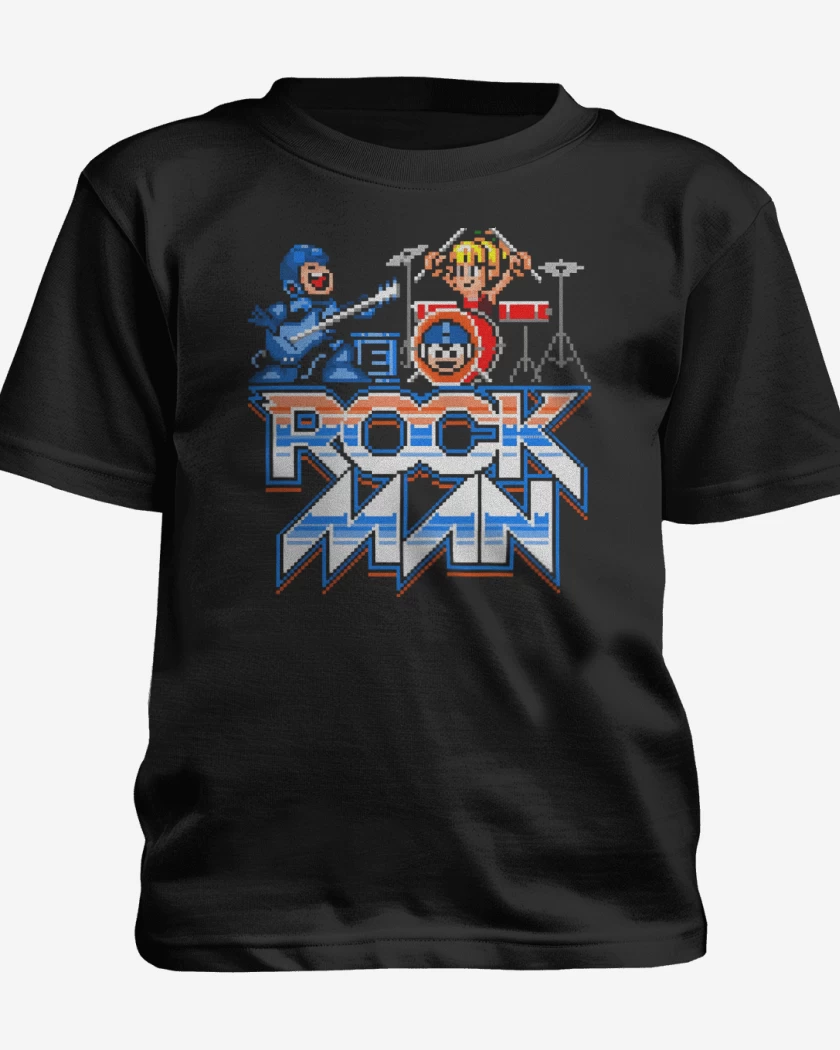 Polera de niño Negro de Rock Man