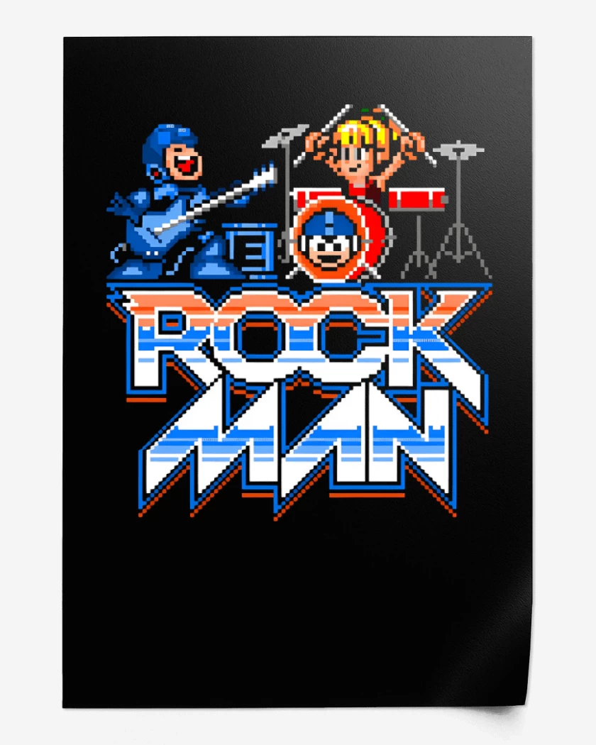 Print Rock Man