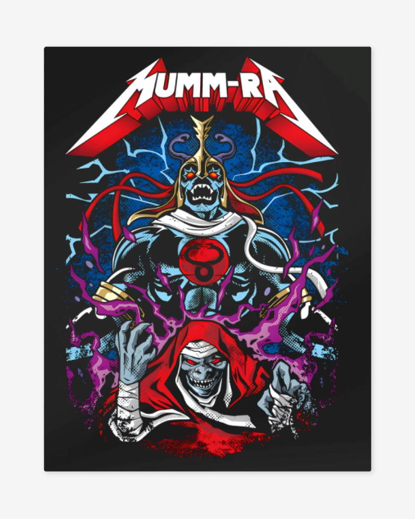 Print metalico Negro de Mumm Rallica