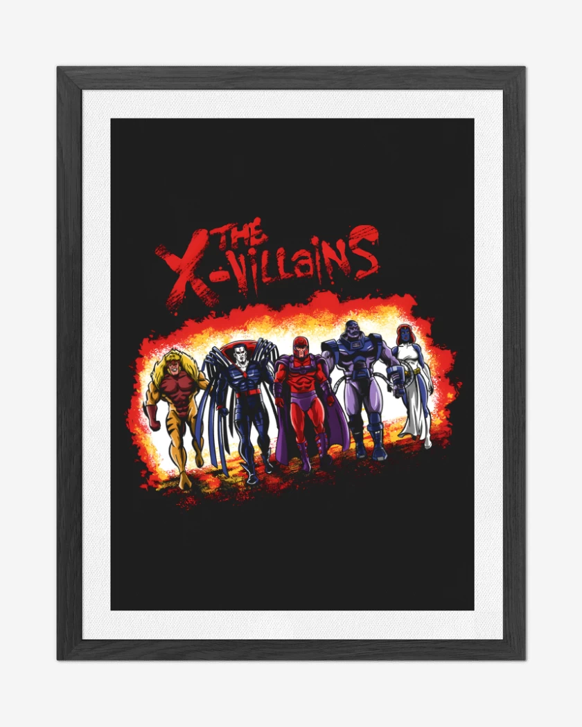 Cuadro decorativo Negro de The X-Villains
