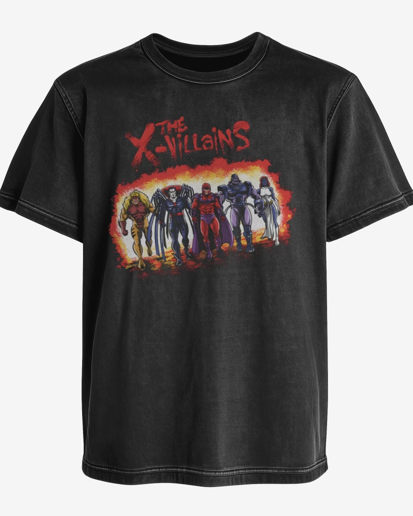Polera desgastada The X-Villains