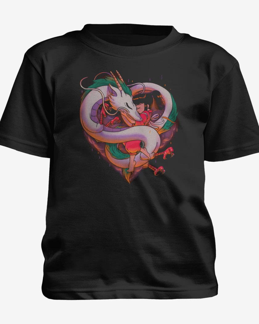 Polera de niño Negro de Corazón Viajero