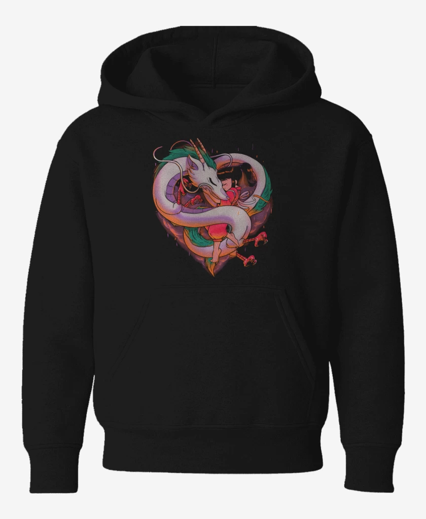 Poleron de niño Negro de Corazón Viajero