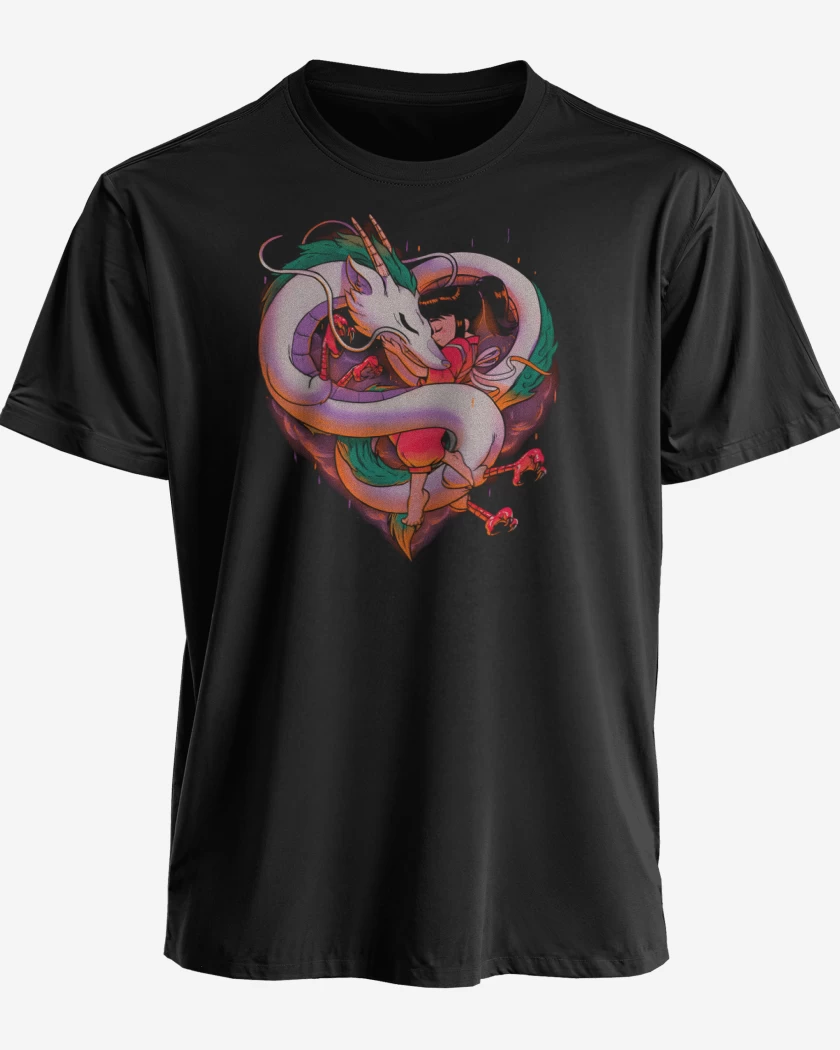 Polera premium Negro de Corazón Viajero