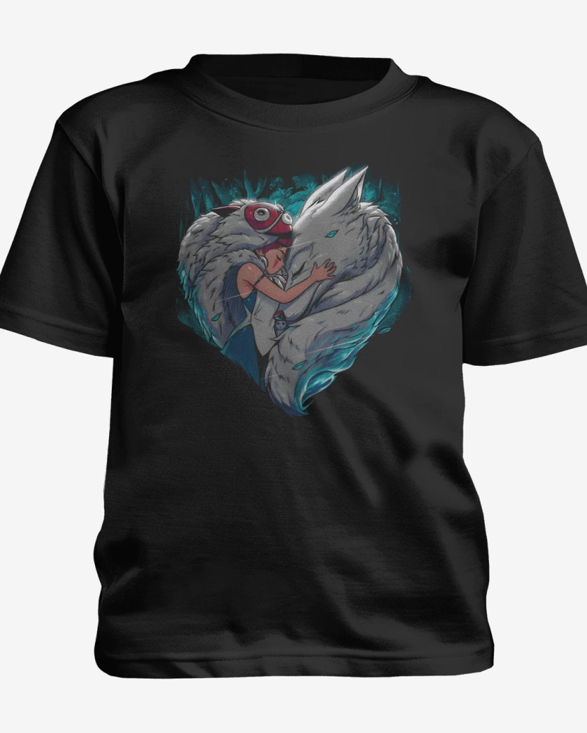 Polera de niño Negro de Corazón del Bosque