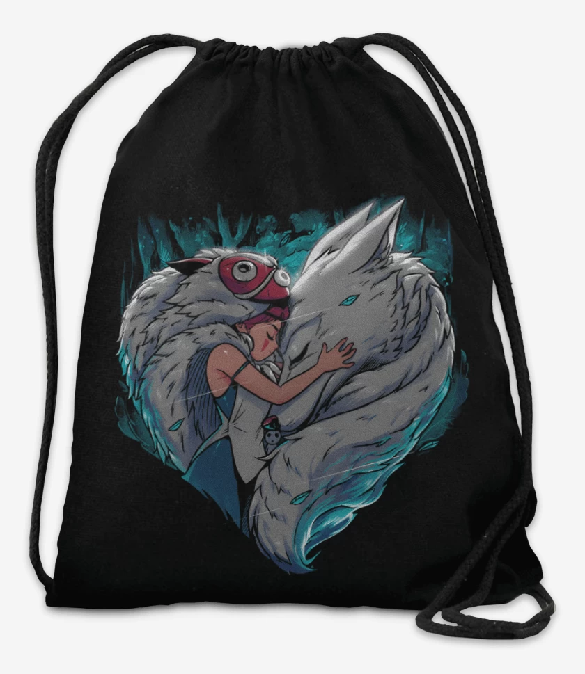 Mochila Negro de Corazón del Bosque