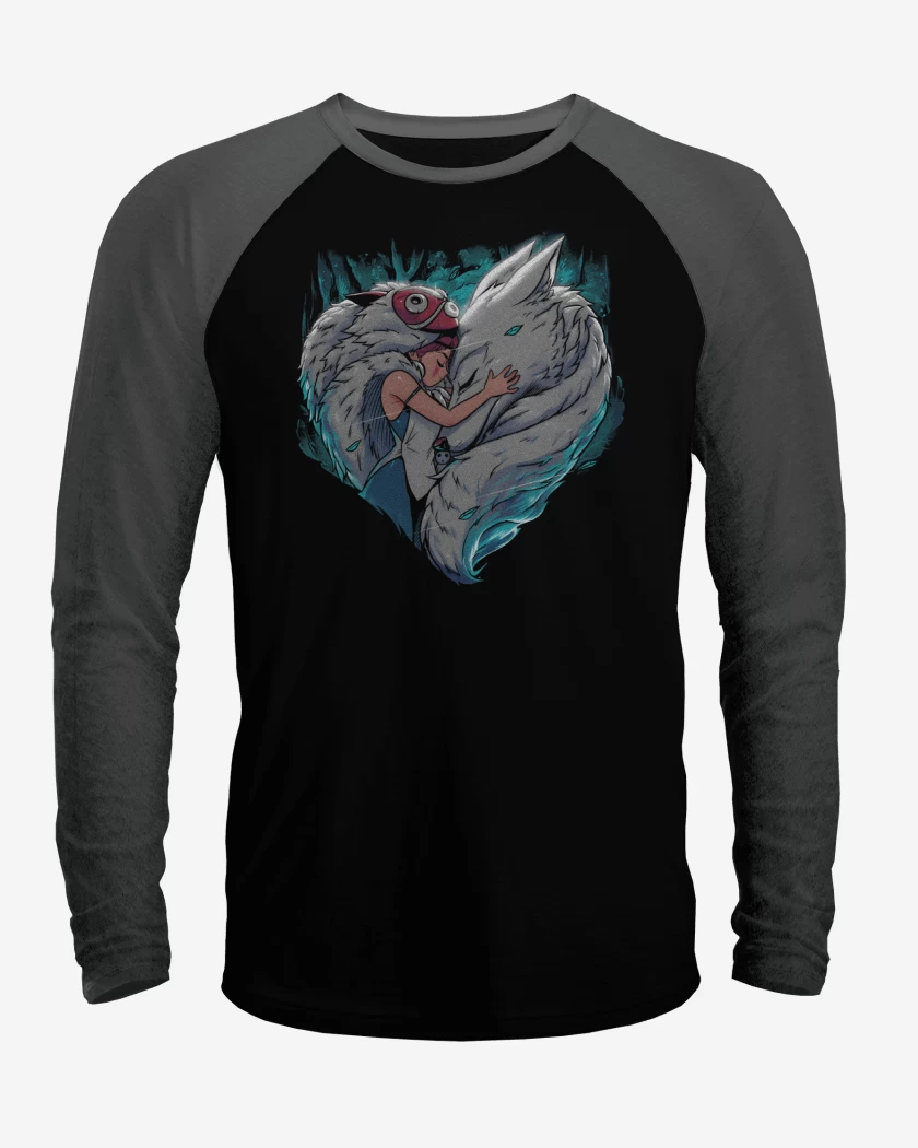 Polera Raglan Corazón del Bosque