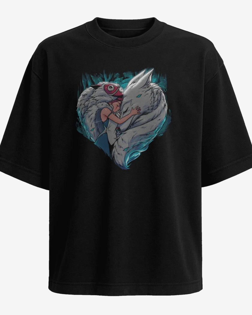 Polera Oversize Corazón del Bosque