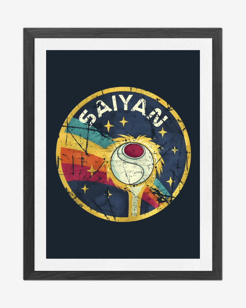Cuadro decorativo Azul Marino de Saiyan