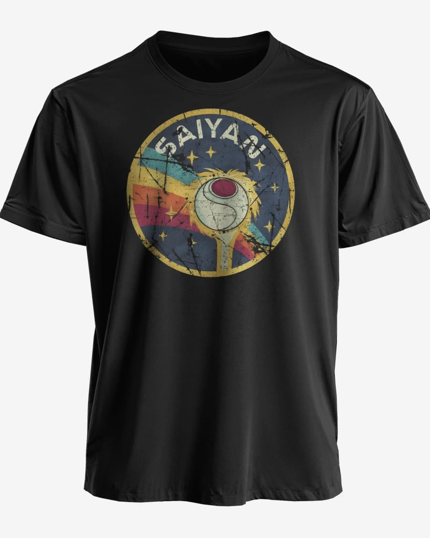 Polera premium Negro de Saiyan