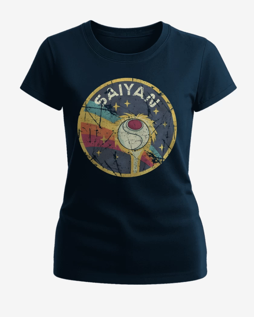 Polera de Mujer Azul Marino de Saiyan