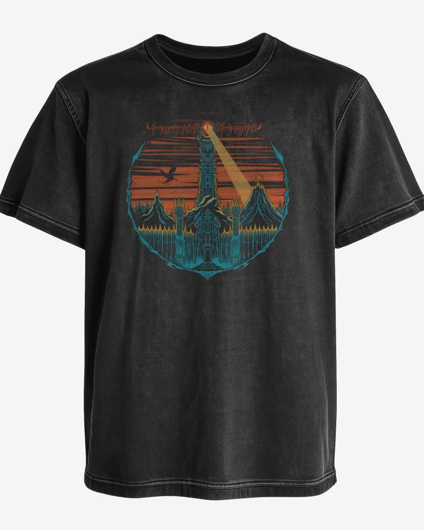 Polera desgastada El ojo de Sauron