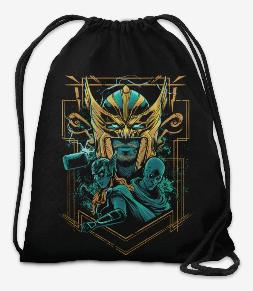 Mochila Negro de Thor de Amor & Trueno