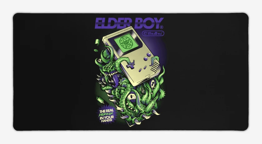 Mouse pad Gamer Negro de Elder Boy