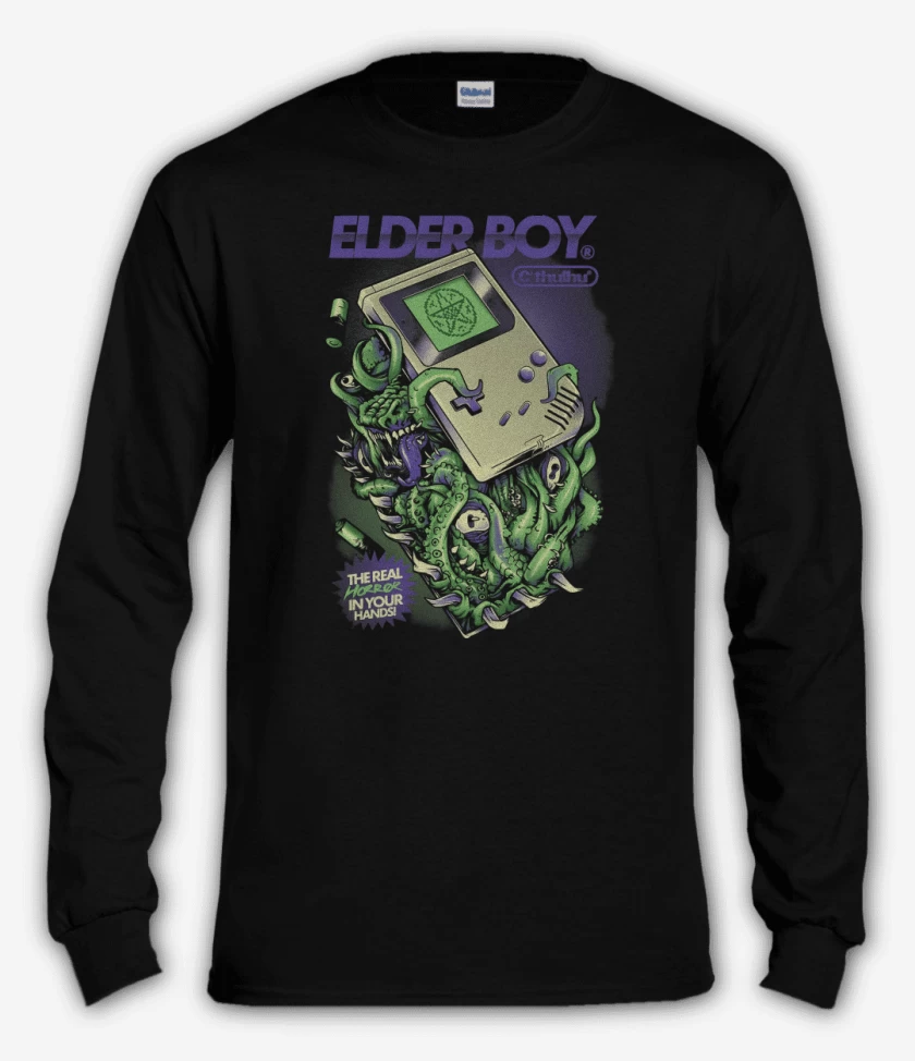 Polera manga larga Negro de Elder Boy