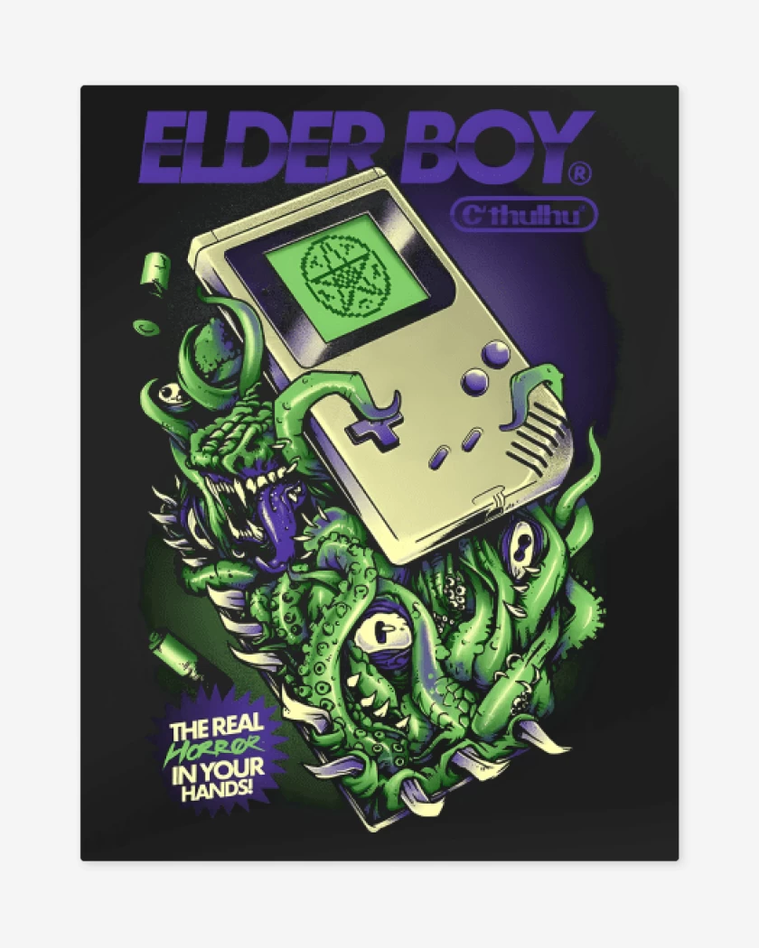 Print metalico Negro de Elder Boy