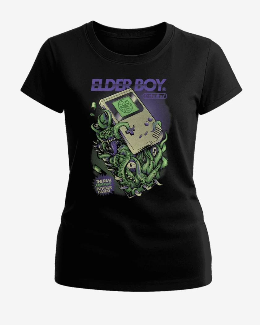 Polera de Mujer Negro de Elder Boy