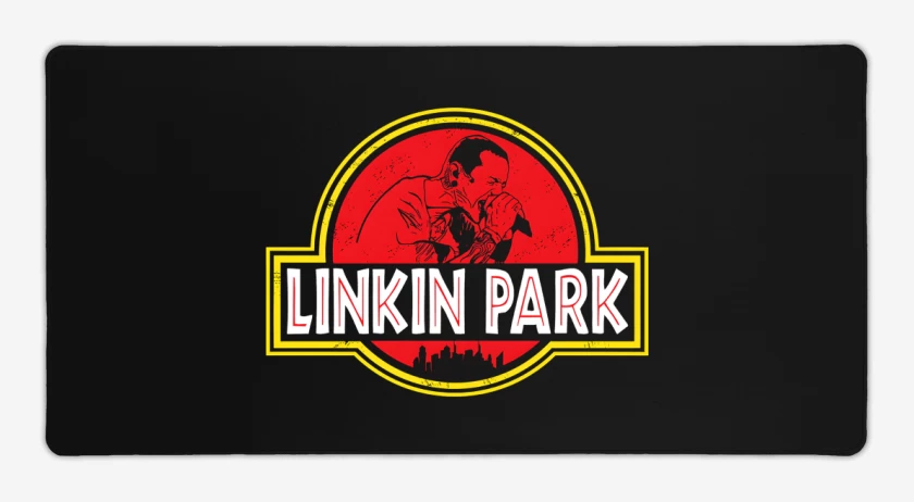Mouse pad Gamer Negro de Linkin Park