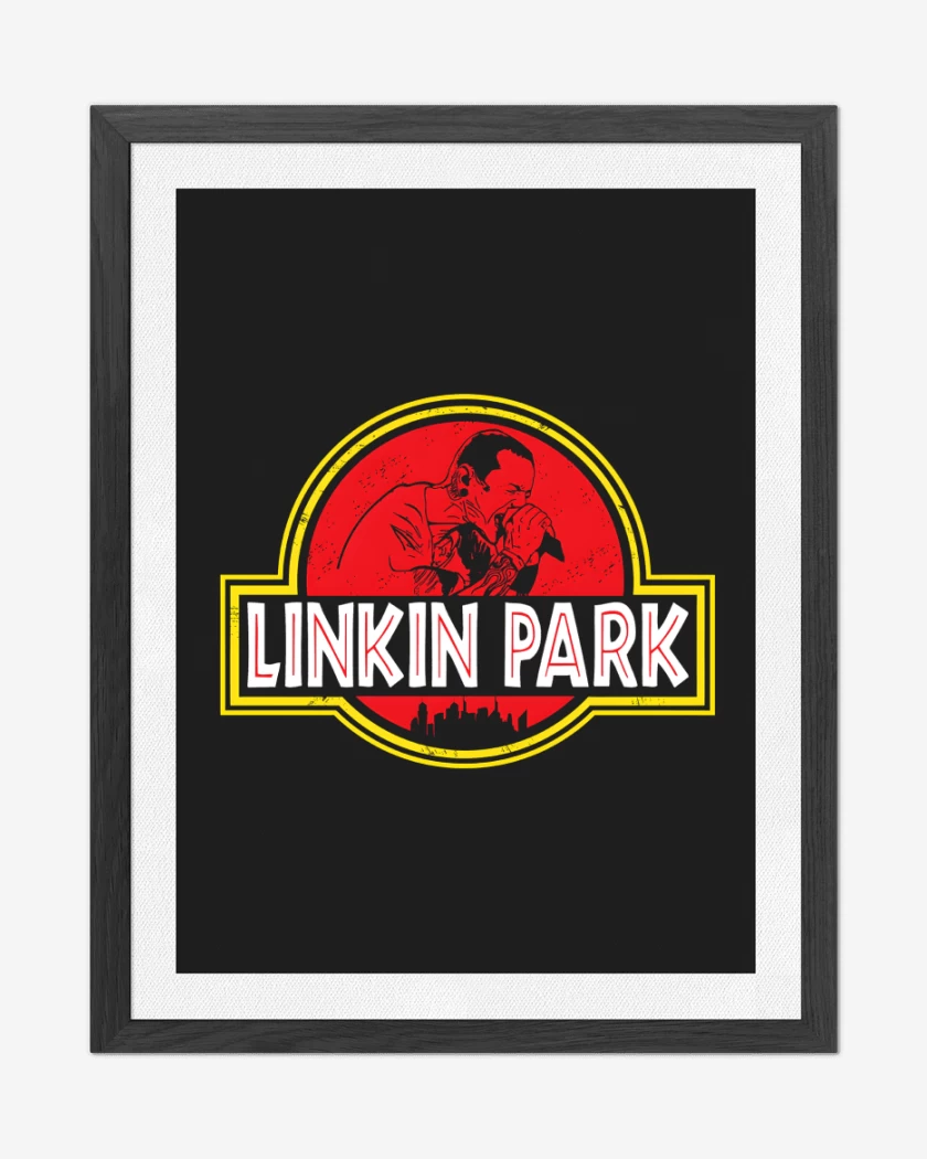 Cuadro decorativo Negro de Linkin Park