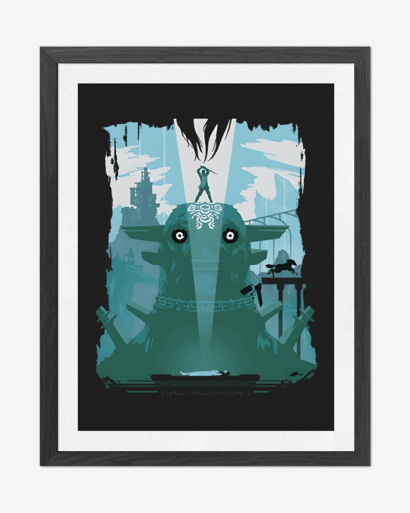 Cuadro decorativo Negro de Shadow of the Colossus 2