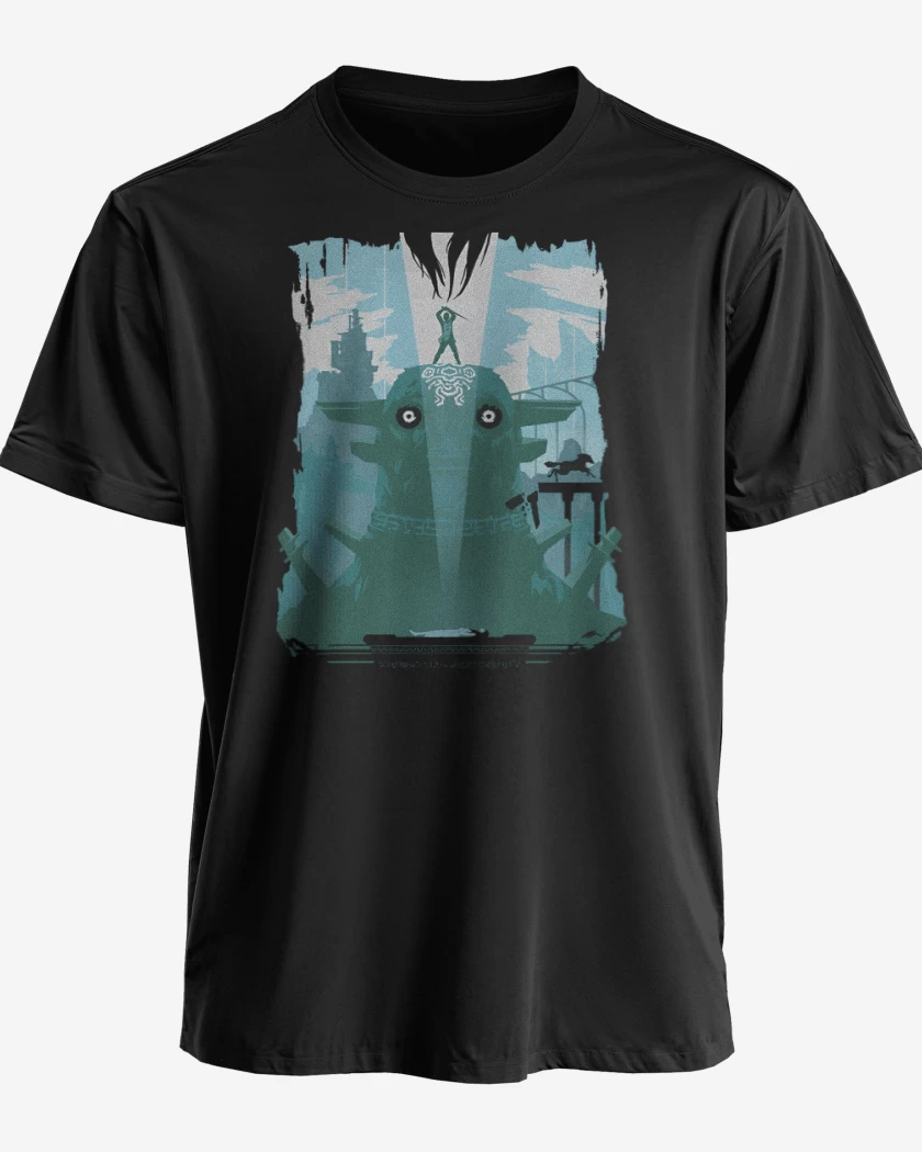 Polera premium Negro de Shadow of the Colossus 2