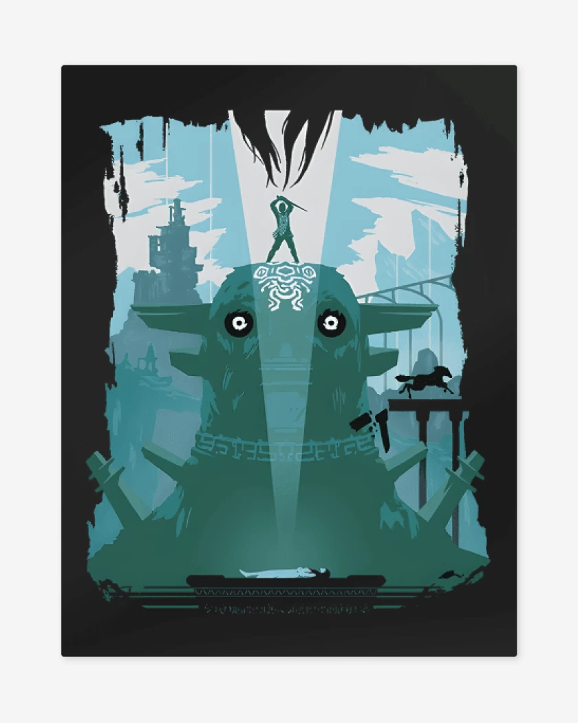 Print metalico Shadow of the Colossus 2