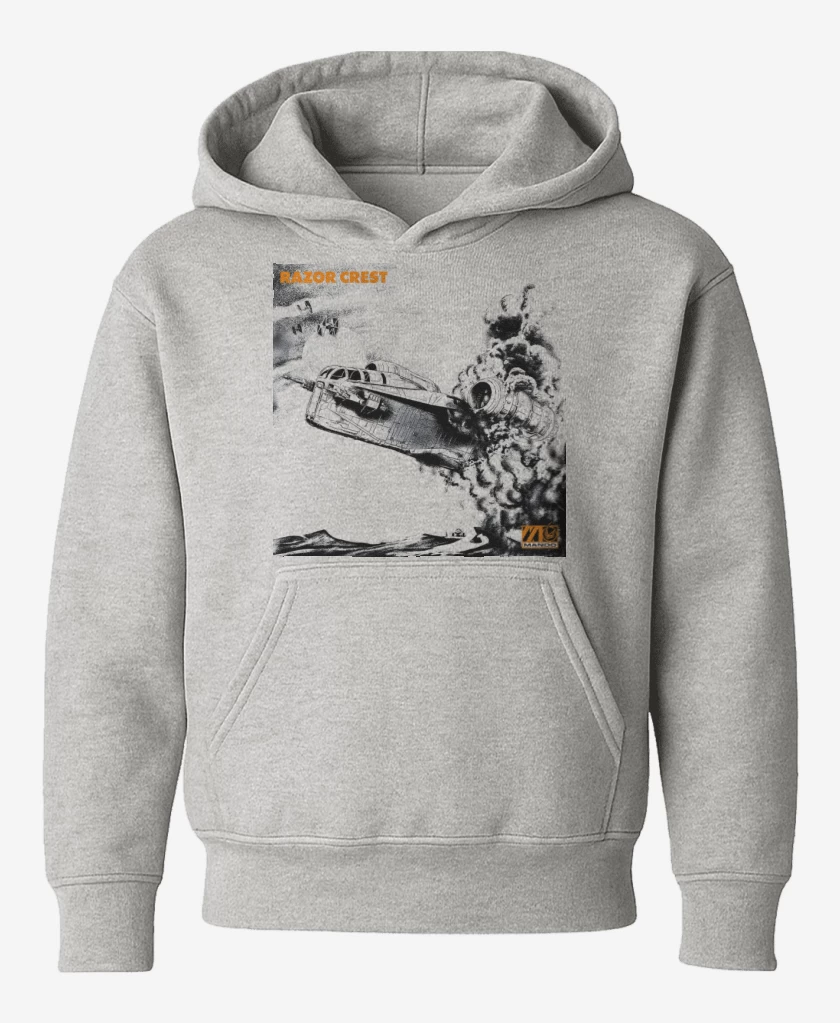 Poleron de niño Gris Melange de Razor Crest