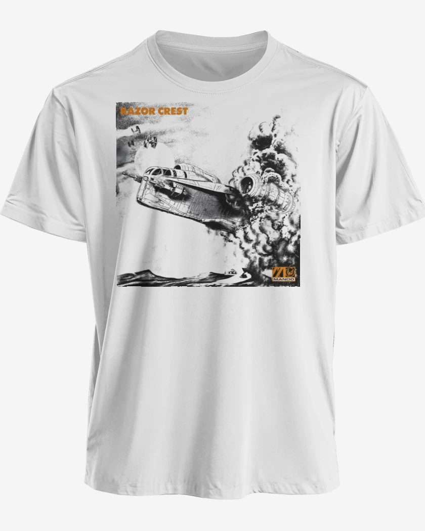 Polera premium Blanco de Razor Crest