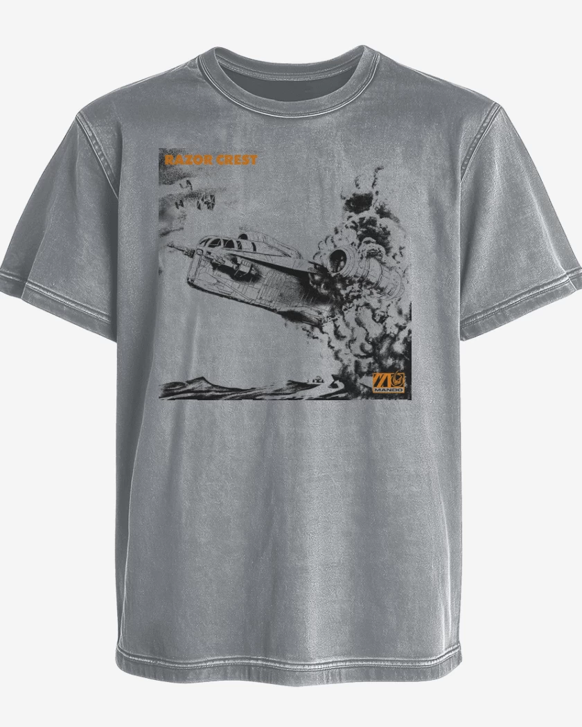 Polera desgastada Razor Crest
