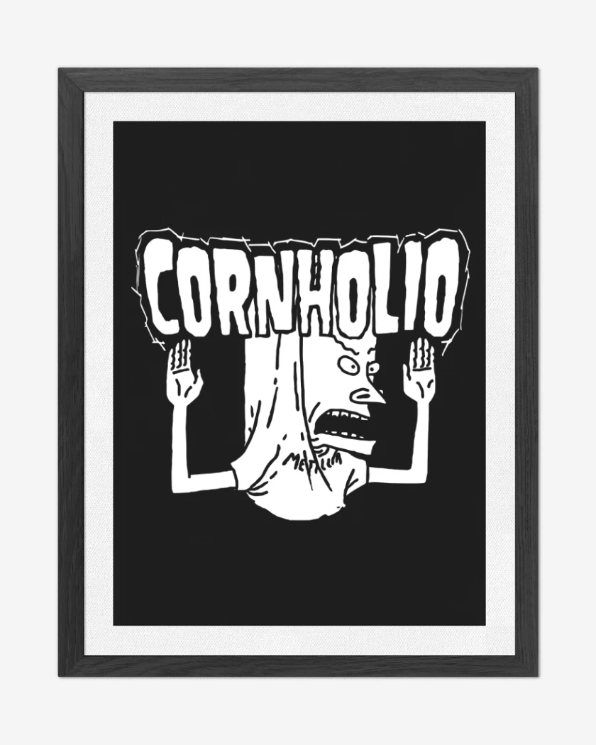 Cuadro decorativo Negro de Cornholio
