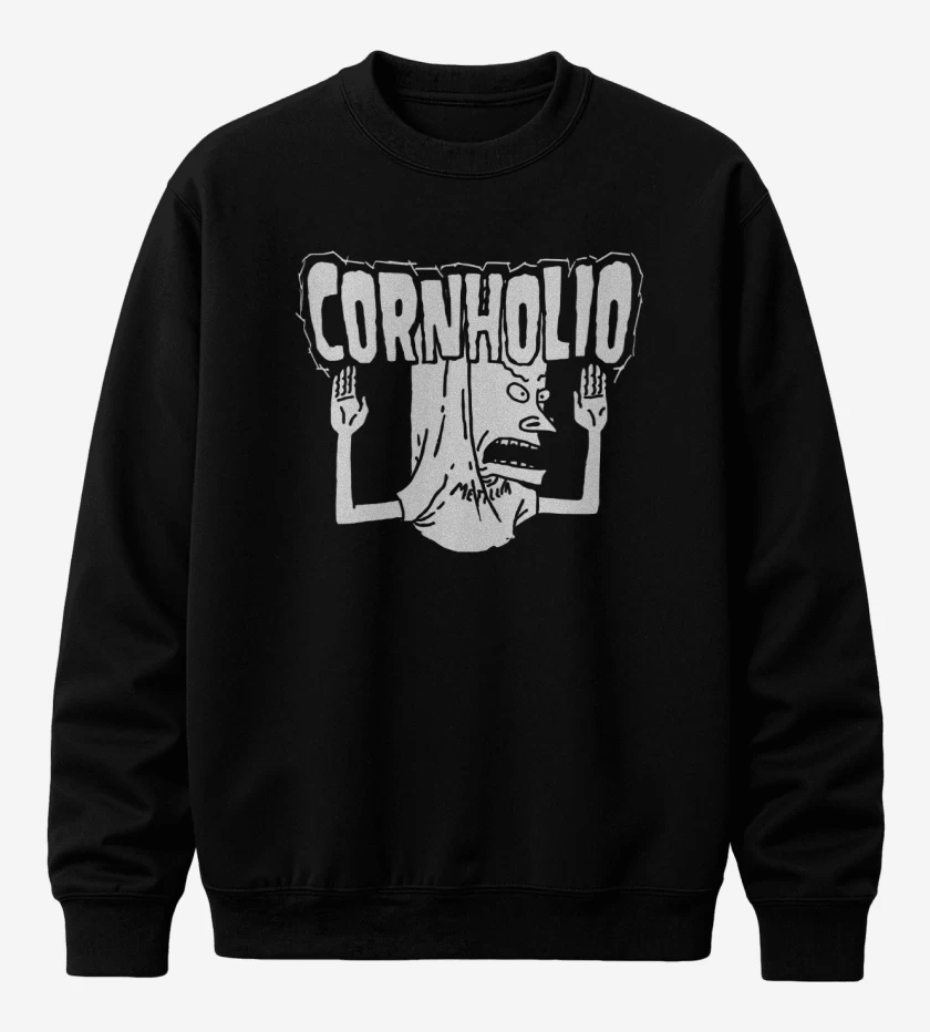 Poleron polo Negro de Cornholio