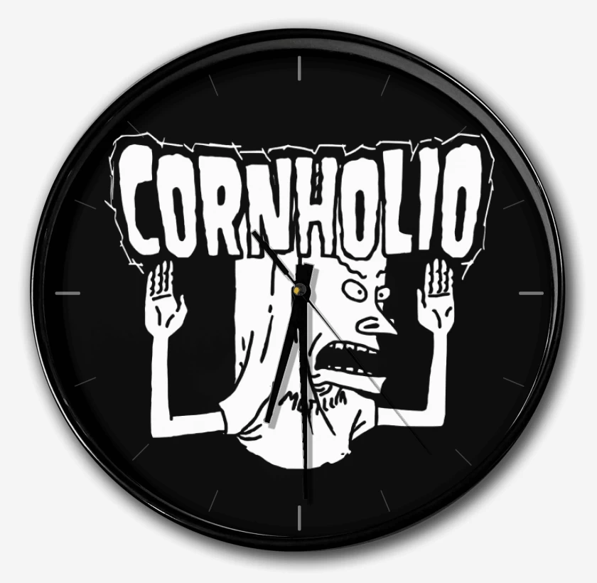 Reloj Negro de Cornholio
