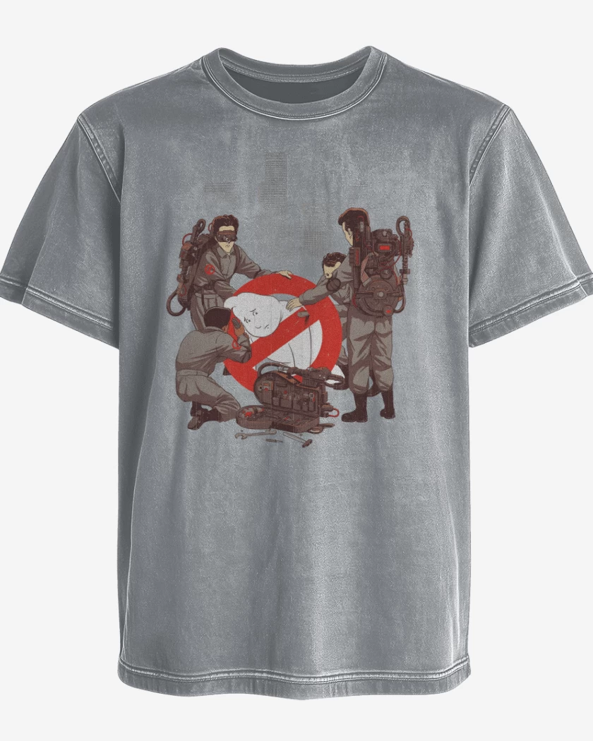 Polera desgastada Fantasma Atrapado