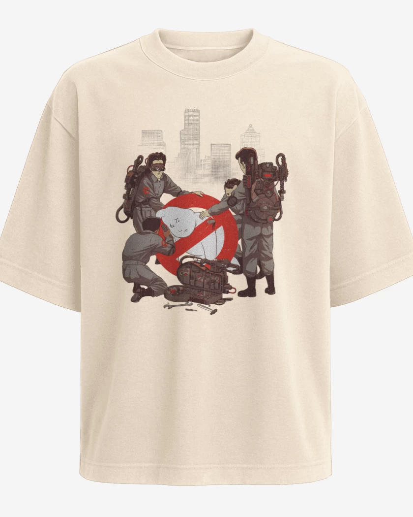 Polera Oversize Fantasma Atrapado
