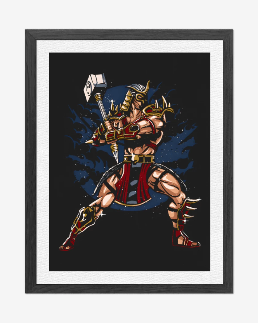 Cuadro decorativo Negro de Shao Kahn