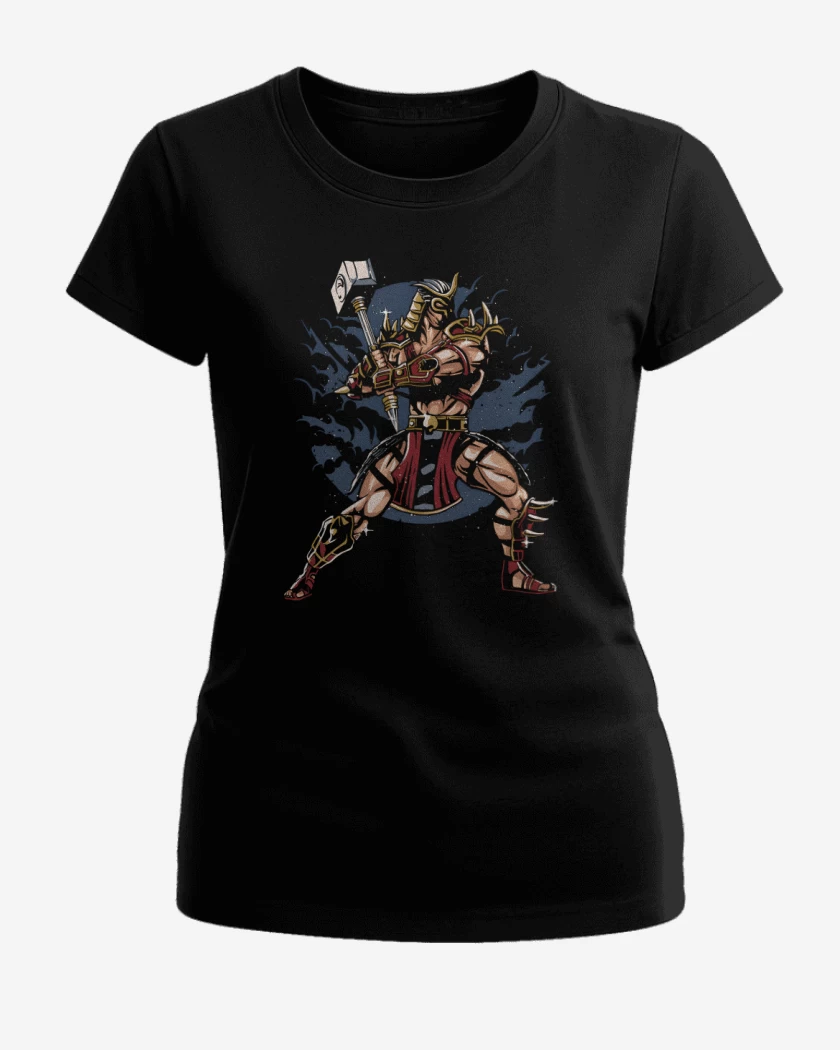 Polera de Mujer Negro de Shao Kahn