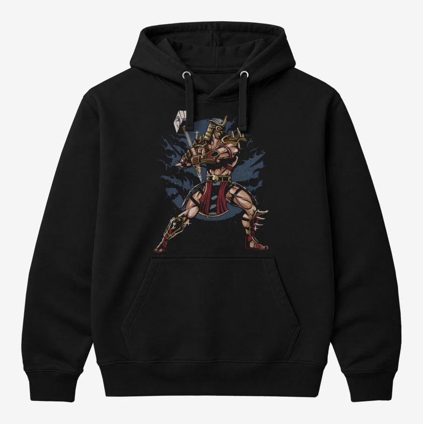 Polerón Canguro Negro de Shao Kahn