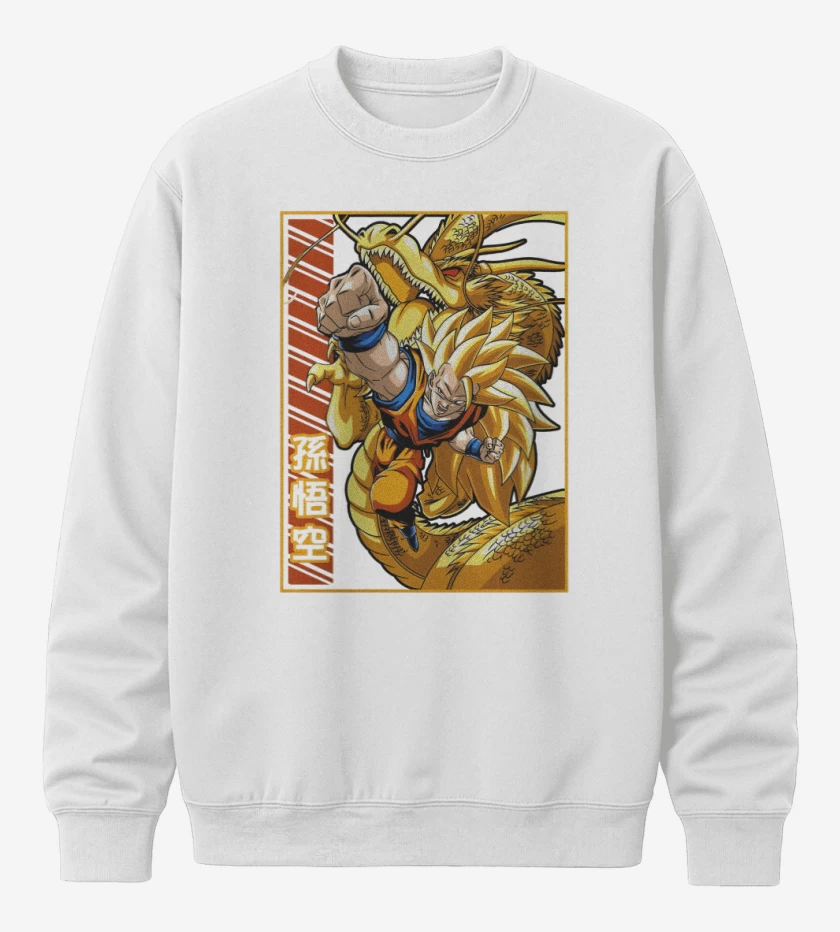 Poleron polo Son Goku fase 3