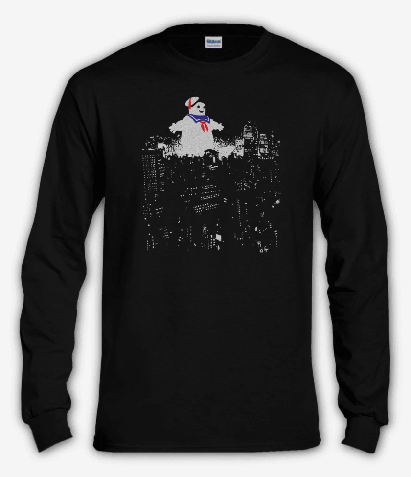 Polera manga larga Negro de Stay Puft