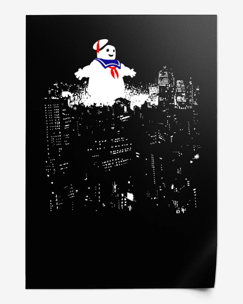 Print Negro de Stay Puft