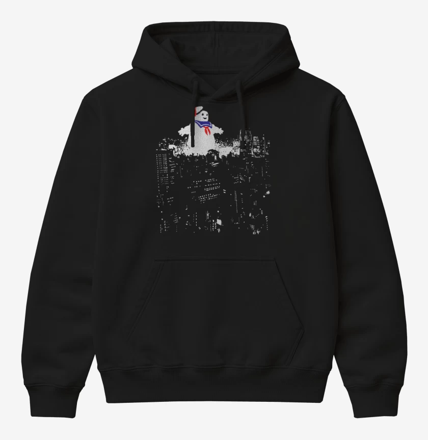 Poleron Canguro básico Negro de Stay Puft