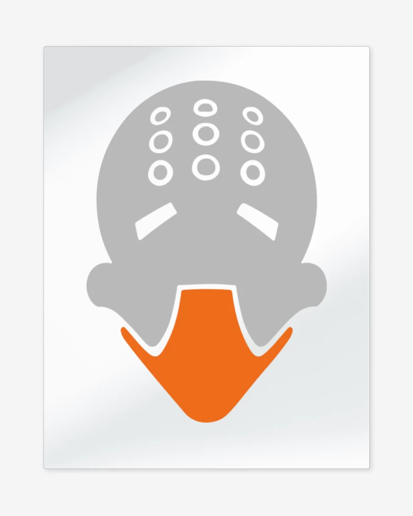 Print metalico Blanco de Zenyatta