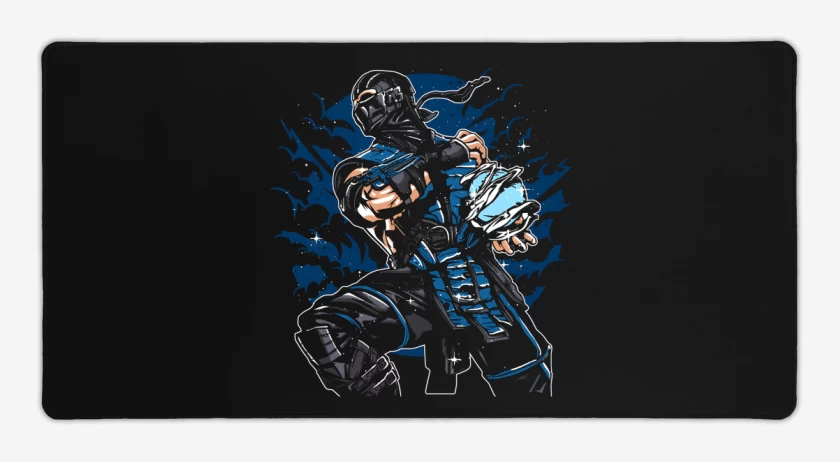 Mouse pad Gamer Negro de Sub Zero 2