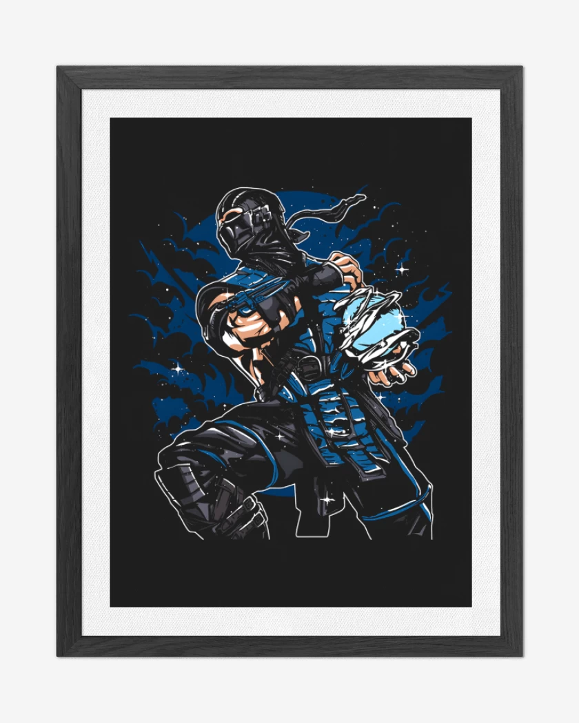 Cuadro decorativo Negro de Sub Zero 2