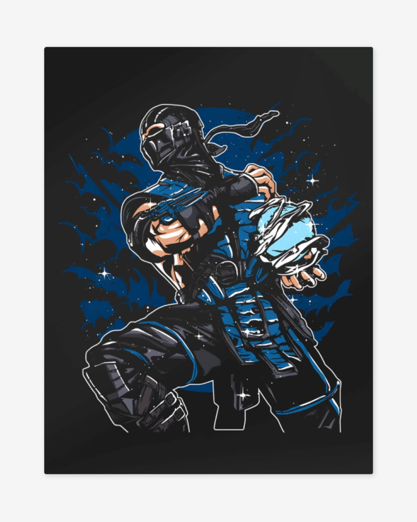 Print metalico Negro de Sub Zero 2