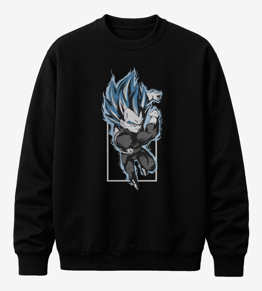 Poleron polo Vegeta Blue Saiyan