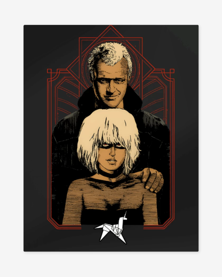 Print metalico Negro de Replicantes