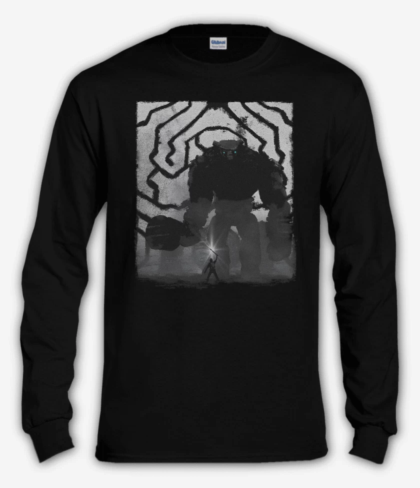 Polera manga larga Negro de Shadow of the Colossus 3