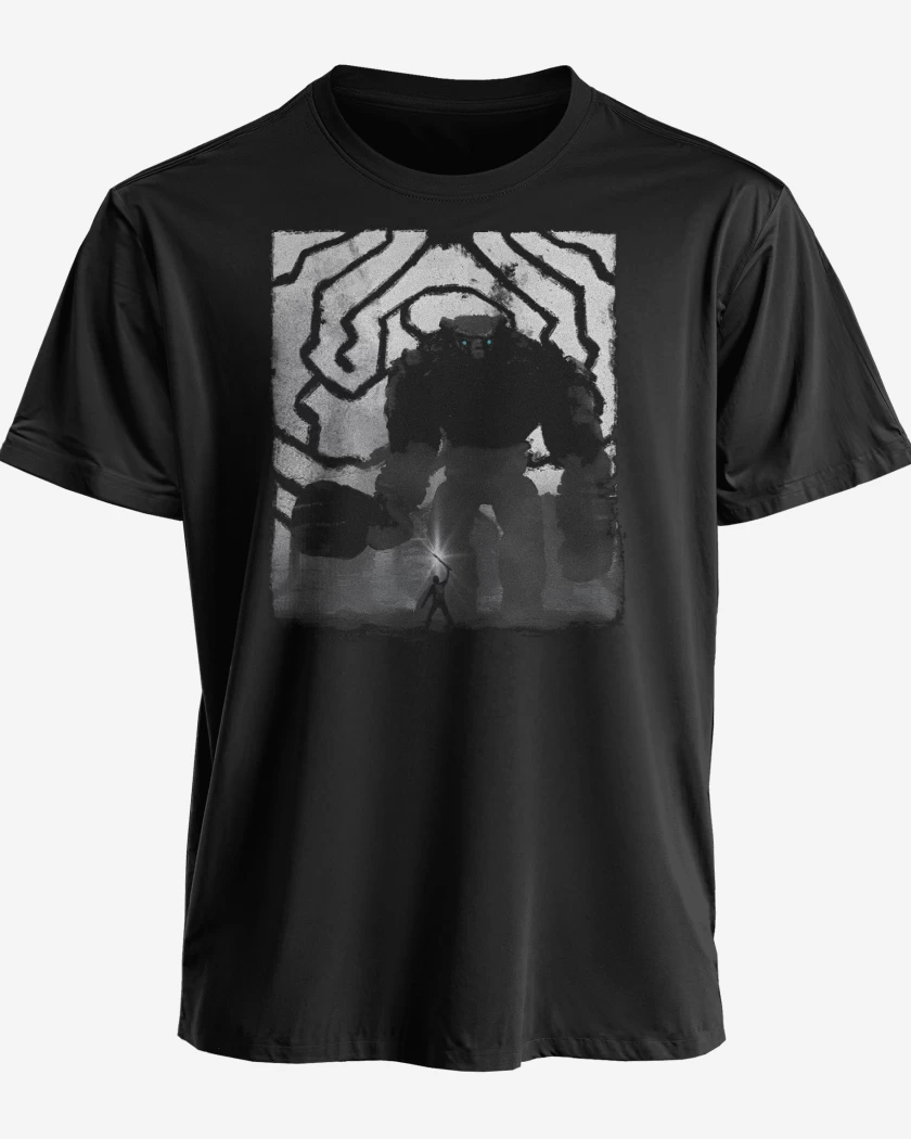 Polera premium Negro de Shadow of the Colossus 3